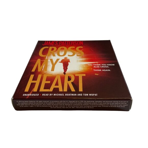 James Patterson Audio Book Cross My Heart Unabridged 2013 Michael Boatman u - Picture 3 of 11